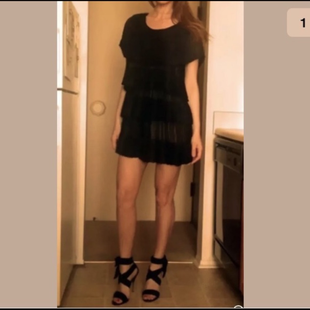 SilkCulture Ruffle Mini Dress
